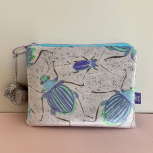 Shimmer Velvet Beetles purse
